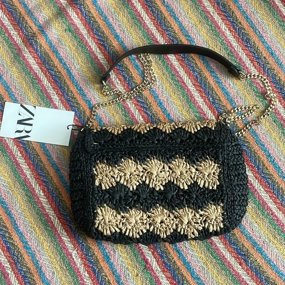 NWT Zara Bi-color Crossbody Bag - Picture 15 of 16